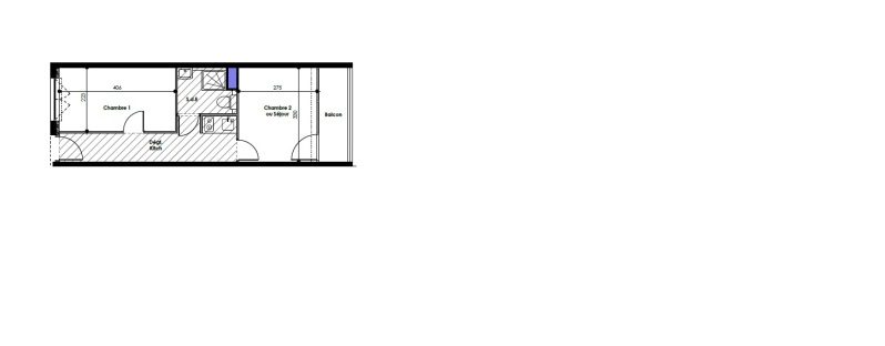 Appartement T1 – 28m² – 580€/mois