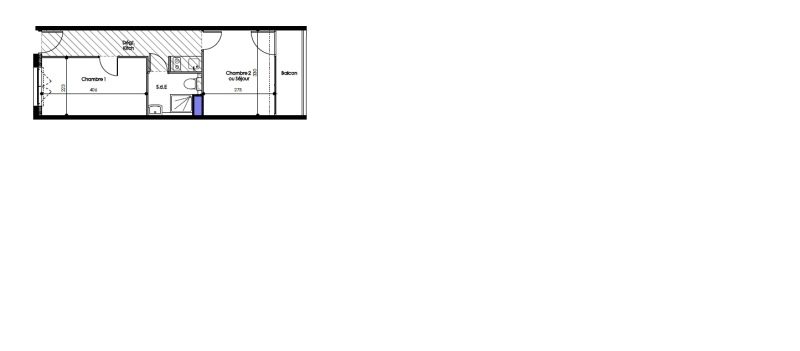 Appartement T1 – 28m² – 611€/mois