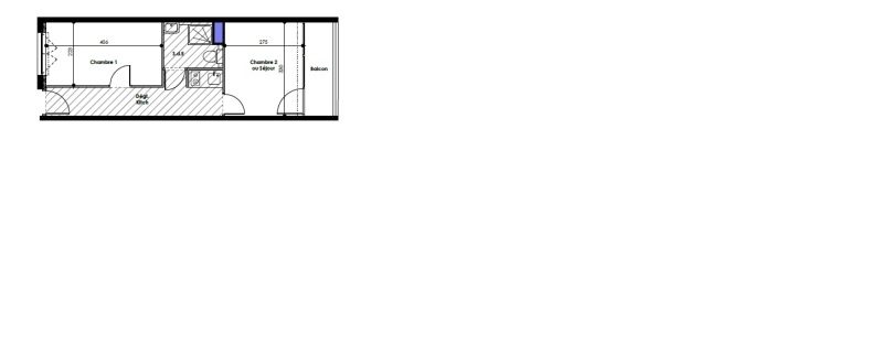 Appartement T1 – 28m² – 651€/mois