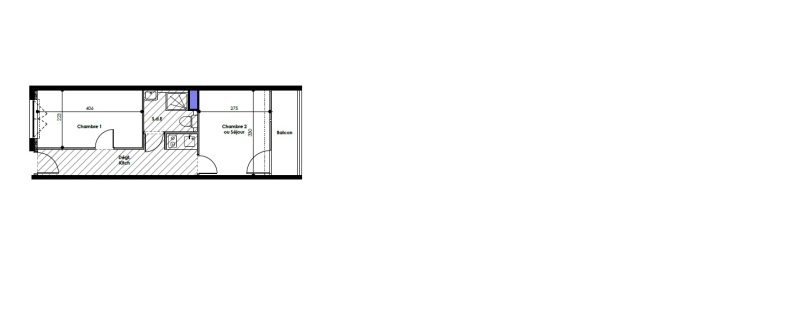 Appartement T1 – 28m² – 598€/mois