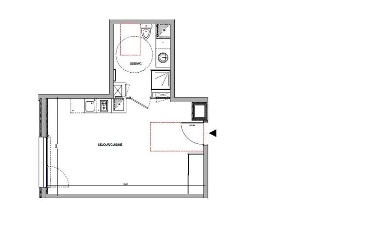Appartement T1 – 31m² – 680€/mois