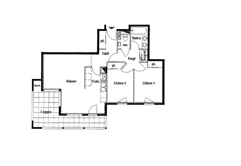 Appartement T3 – 66m² – 767€/mois