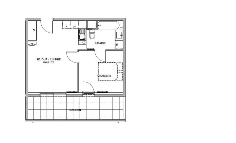 Appartement T2 – 38m² – 590€/mois