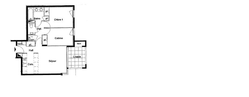 Appartement T3 – 54m² – 602€/mois